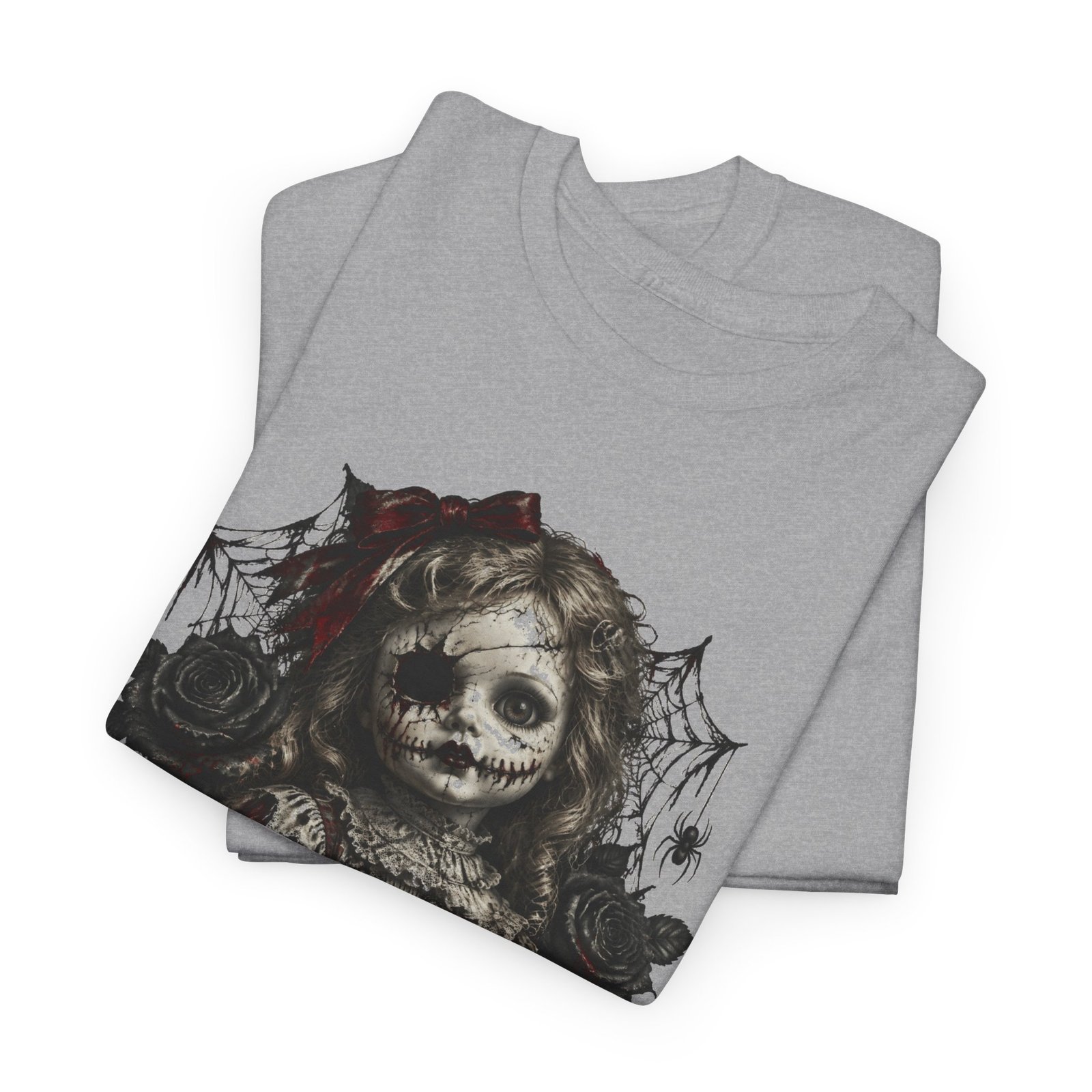 Play With Me Doll Horror T-Shirt - Image 7