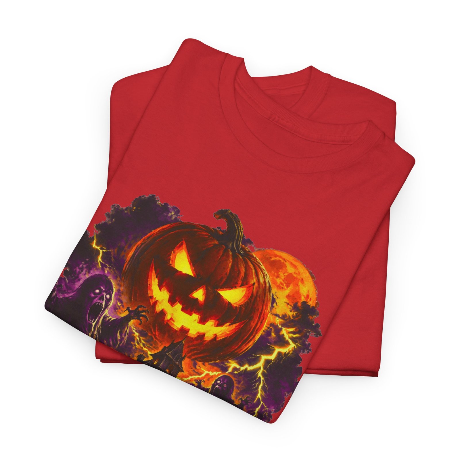 Halloween Night T-Shirt — Jack-O'-Lantern Horror Graphic Tee - Image 23