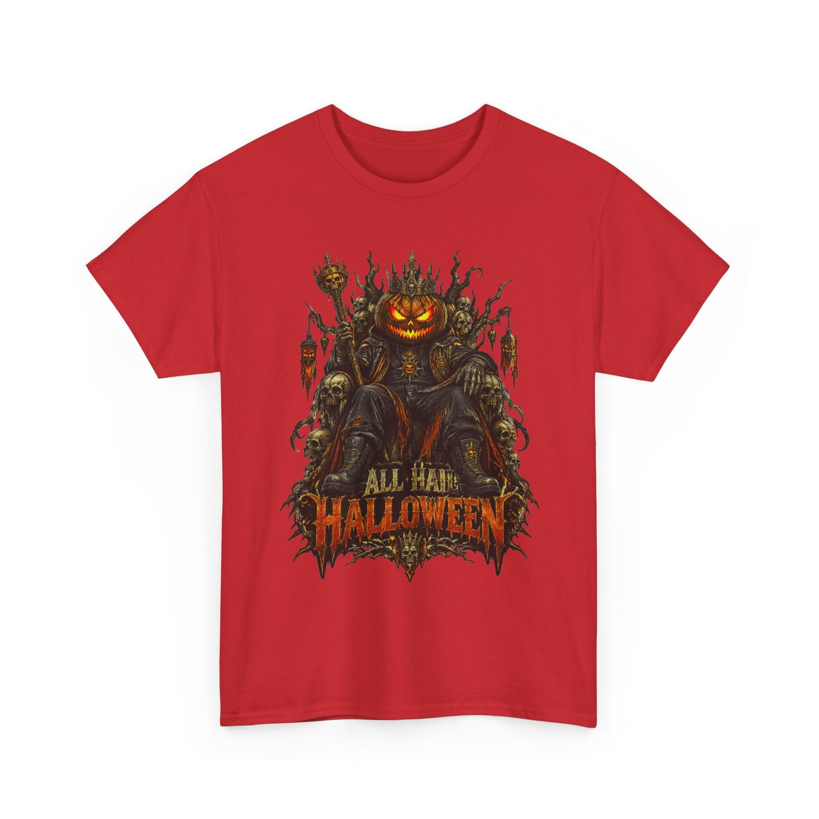 Halloween Pumpkin Throne Tee - Image 21