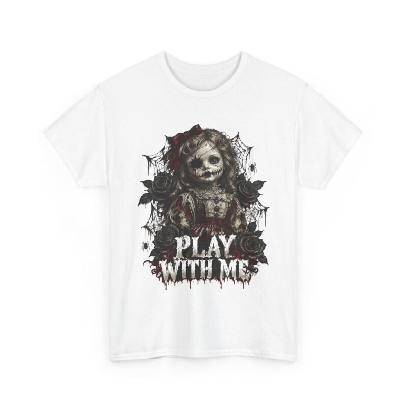 Play With Me Doll Horror T-Shirt