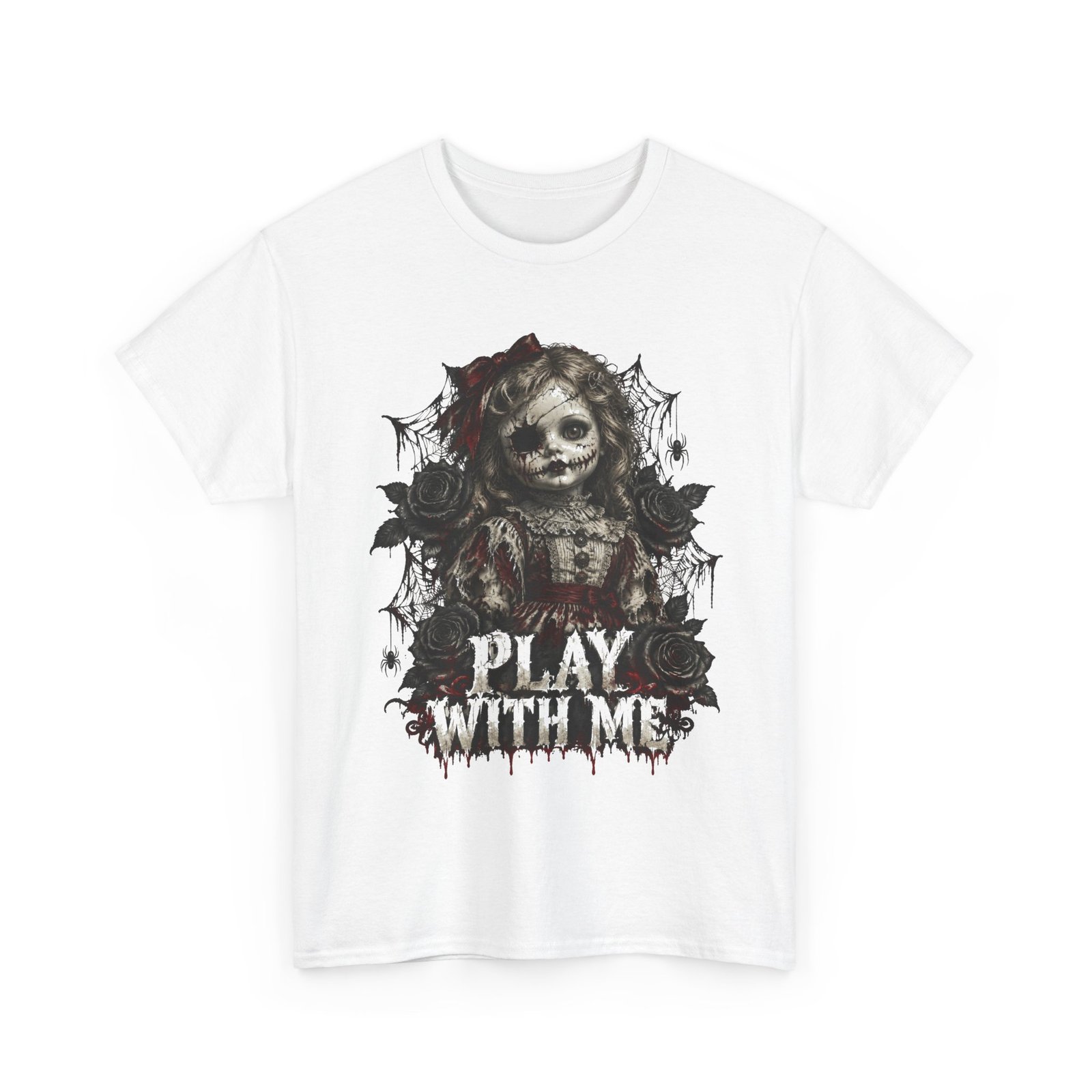 Play With Me Doll Horror T-Shirt