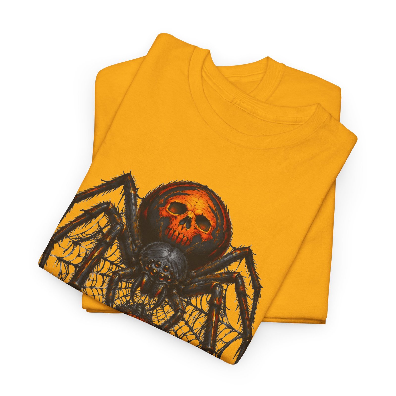 Spider Skull Tee — "Welcome to My Web" Halloween Graphic T-Shirt - Image 11